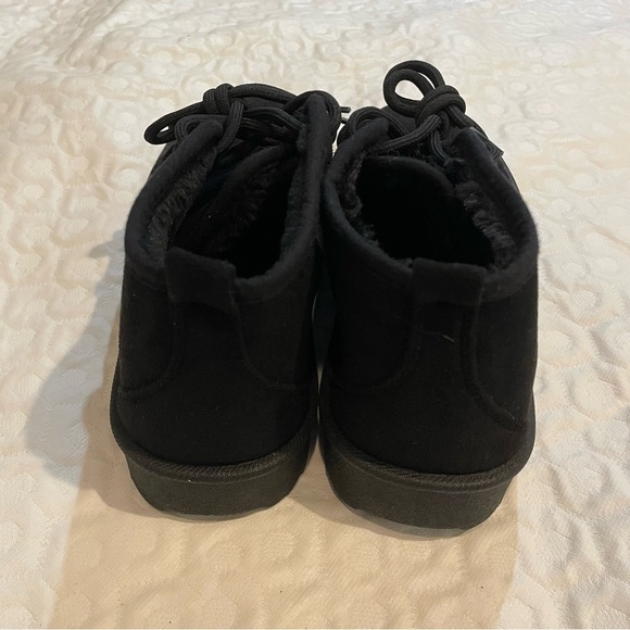 NWOT American EXchange Black Suede Booties Ankle Boots Women’s 5 - Picture 3 of 7